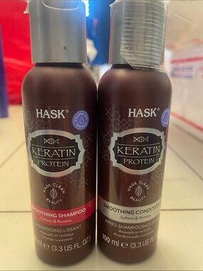 Hask Keratin Protein Smoothing Shampoo & Conditioner Set